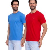 Kit 2 camisetas Premium Azul Royal e Vermelho Kit 2 camisetas Premium Azul Royal e Vermelho