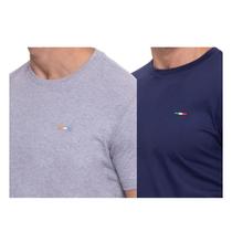 Kit 2 camisetas Premium Cinza e Azul Marinho Kit 2 camisetas Premium Cinza e Azul Marinho
