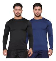Kit 2 Camisetas Proteção Uv-50 Térmicas Dry Fit