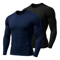 Kit 2 Camisetas Termica Segunda Pele Com Proteção Solar Uv