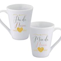 Kit 2 Caneca Conica Personalizada Pai Mãe Pai Mae do Noivo Presente Casamento Madrinha Padrinho Kit 2 Caneca Conica Personalizada Pai Mãe Pai Mae do Noivo Presente Casamento Madrinha Padrinho