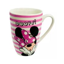 Kit 2 caneca de porcelana minnie oops 350ml disney