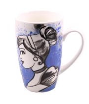 Kit 2 Caneca Porcelana Cinderela Princesas 400ml - Disney
