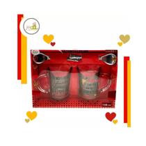 Kit 2 Caneca Porcelana Dia Das Mães e Colher Frases Sortidas - Cosy
