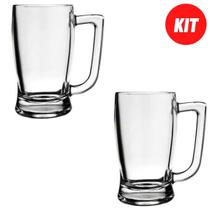 Kit 2 Caneca Taberna Cerveja Nadir Vidro Reforçado