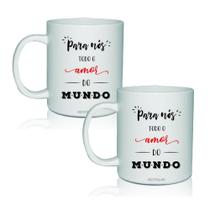 Kit 2 Canecas Acrílico Para Nós - Para Dia Dos Namorados Kit 2 Canecas Acrílico Para Nós - Para Dia Dos Namorados