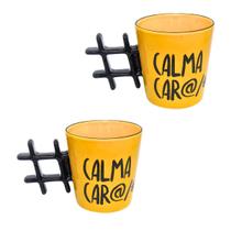 KIT 2 Canecas Buck Hashtag 390Ml Calma Car@lo