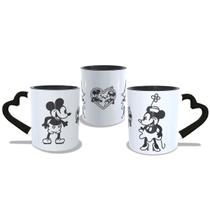 Kit 2 Canecas Casal Mickey e Minnie Steamboat Willie - Geek Vip