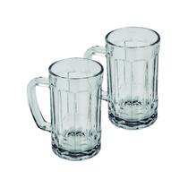 Kit 2 Canecas D/Chopp Cerveja 390ml Vidro Resistente Premium Kit 2 Canecas D/Chopp Cerveja 390ml Vidro Resistente Premium