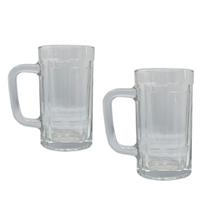 Kit 2 Canecas De Chopp Cerveja Vidro 300ml Bar Restaurante