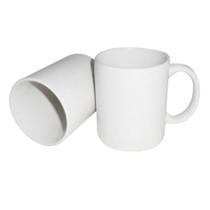Kit 2 canecas de porcelana 200ml branco básica chá café alta qualidade