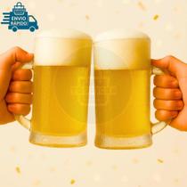 Kit 2 Canecas De Vidro 390ml Para Chopp Cerveja Drinks Refrigerante Suco Cha Gelado Resistente Versátil Elegante Kit 2 Canecas De Vidro 390ml Para Chopp Cerveja Drinks Refrigerante Suco Cha Gelado Resistente Versátil Elegante