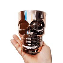 Kit 2 Canecas Estilo Rock Carveira Vidro Cerveja Chopp Alta Qualidade e Elegância CO1223