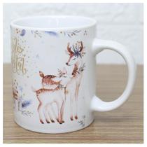 Kit 2 Canecas Natalinas Feliz Natal Em Cerâmica 350ml Kit 2 Canecas Natalinas Feliz Natal Em Cerâmica 350ml