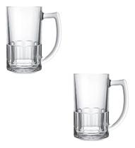 Kit 2 Canecas Para Chopp Cerveja Bristol 340ml Bar Buffet