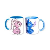 Kit 2 Canecas Pop 350ml Stitch Minha Metade Namorados - Zona Criativa Kit 2 Canecas Pop 350ml Stitch Minha Metade Namorados - Zona Criativa