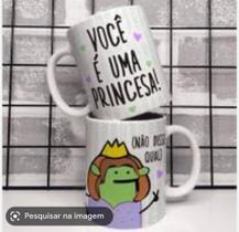 Kit 2 Canecas Porcelana personalizada