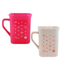 Kit 2 Canecas Quadrada 250mL Colecao AMOR Cupido