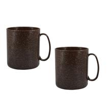 Kit 2 Canecas Redonda Fibra Coco Green 400Ml Kit 2 Canecas Redonda Fibra Coco Green 400Ml