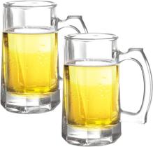 Kit 2 Canecas Zero Grau Chopp E Cerveja 400ml De Congelar