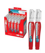 kit 2 Caneta Corretiva Faber 9ml Branquinho Ponta Metálica