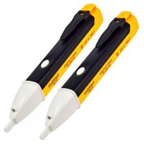 Kit 2 Caneta Detector De Tensão 90v A 1000v Ac Com Alerta Detecta Por Aproximação Com BIP Alto Kit 2 Caneta Detector De Tensão 90v A 1000v Ac Com Alerta Detecta Por Aproximação Com BIP Alto