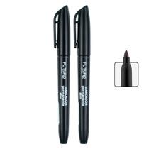 Kit 2 Caneta Pincel Atômico Permanente Ponta Redonda Slim 5mm Kit 2 Caneta Pincel Atômico Permanente Ponta Redonda Slim 5mm