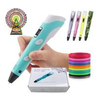 Kit 2 Canetas 3d Impressora Profissional Com Refis Filamento