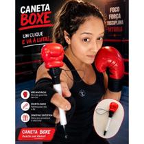 Kit 2 Canetas Boxe Antiestresse com Luva de Boxe Divertida Escrita Macia Presente Criativo Kit 2 Canetas Boxe Antiestresse com Luva de Boxe Divertida Escrita Macia Presente Criativo