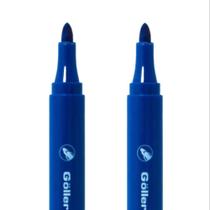 Kit 2 canetas marcador para quadro branco cor azul alta qualidade
