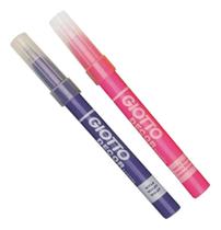 Kit 2 Canetas Permanente Tecido GIOTTO Marker - ROSA FLUOR e VIOLETA