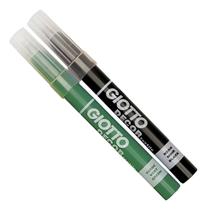 Kit 2 Canetas Permanente Tecido GIOTTO Marker - VERDE e PRETA