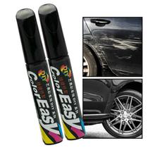 Kit 2 Canetas Tinta Reparadora Tira Risco Automóveis Carro Moto Caminhões Pintar e Retocar Pneu Azulejo e Tênis Aplicador PRETO