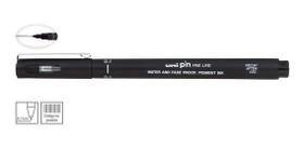 Kit 2 Canetas Uni Pin Fine Line Preta 0.1mm Mitsubishi