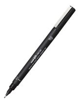 Kit 2 Canetas Uni Pin Fine Line Preta 0.7mm Mitsubishi