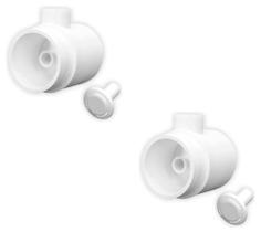 Kit 2 CANHAO HIDROMASSAGEM E VALVULA BRUSTEC