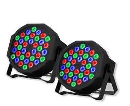Kit 2 Canhão Refletor 18 Led Rgb 18w Dmx Iluminação 127/220v Kit 2 Canhão Refletor 18 Led Rgb 18w Dmx Iluminação 127/220v