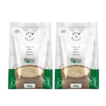 Kit 2 Canjica de Milho Branco Organica 1Kg Vero Nuttri