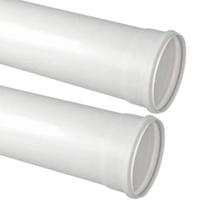 Kit 2 Cano Tubo Pvc Esgoto Branco 50mm 1 Metro Hidráulico Kit 2 Cano Tubo Pvc Esgoto Branco 50mm 1 Metro Hidráulico