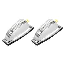 Kit 2 Canoa Para Bumbo Tom Surdo Cromo Bucha 5Mm Pinguim Kit 2 Canoa Para Bumbo Tom Surdo Cromo Bucha 5Mm Pinguim