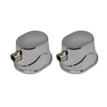 Kit 2 Canoa para Tom Surdo Caixa e Bumbo Cromada M6 19.1