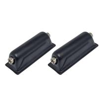 Kit 2 Canoas Caixa Bateria Preta 2 Afinações Metal 18.3