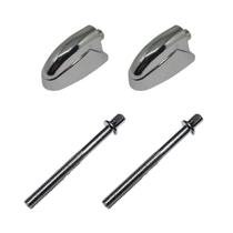 Kit 2 Canoas Caixa Cromo 19.3 + 2 Parafusos 55mm x 6mm M6 Kit 2 Canoas Caixa Cromo 19.3 + 2 Parafusos 55mm x 6mm M6