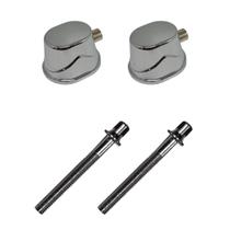 Kit 2 Canoas Caixa Cromo 19.4 + 2 Parafusos 51 Mm X 6 Mm M6