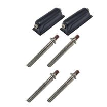 Kit 2 Canoas Caixa preta 18.3 + 4 Parafusos 45mm x 6mm