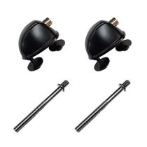 Kit 2 Canoas Caixa Preta 19.05 + 2 Parafusos 55mm x 6mm M6