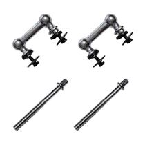 Kit 2 Canoas Tom Caixa Cromo 19.11 + 2 Parafusos 55Mm X 6Mm