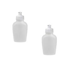 Kit 2 Cantis 500Ml Branco Plástico Premium