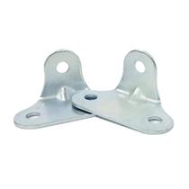 Kit 2 Cantoneira 3 Furos De Canto Zincado Aço Leve Moveis