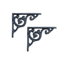 kit 2 cantoneira ferro 12x15 rustico prateleira Mão Francesa